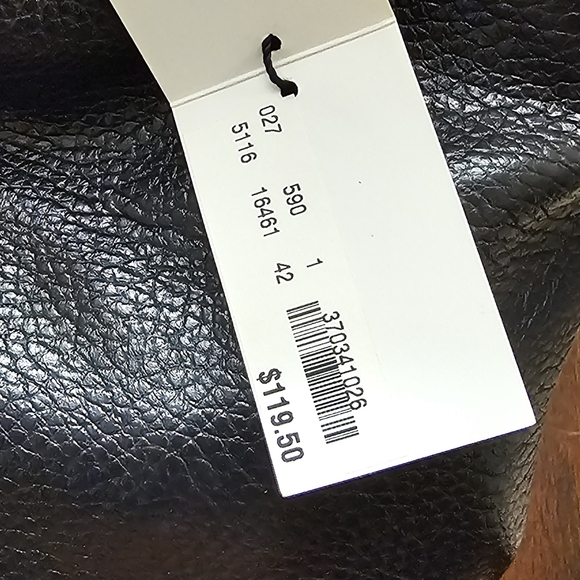 Brooks Brothers Black Pebbeled Leather Shoulder Sachel Handbag NWT - Picture 14 of 14